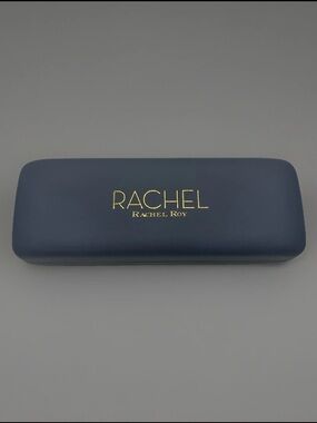 Rachel Roy Sunglasses Eyeglasses Case Blue With Cloth